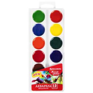 Краски акварельные 12цв. B...